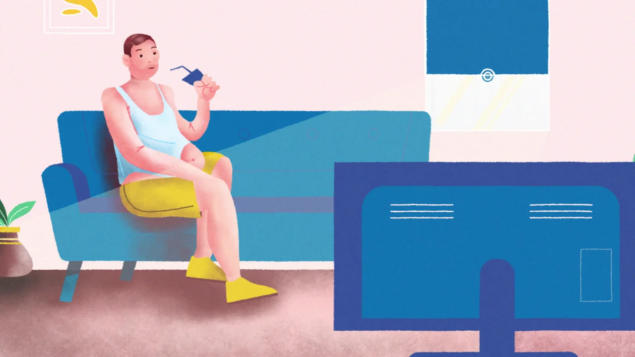 Matensa illustrated home payment scene