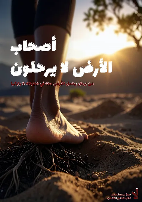 Cultural resistance campaign poster showing feet and soil