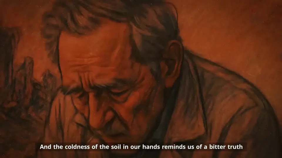 The old man remembers the homeland